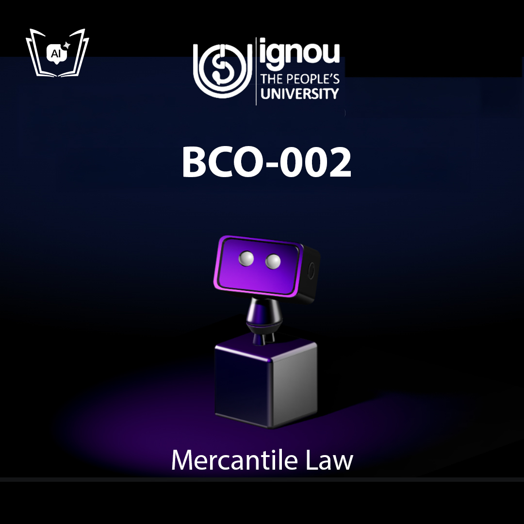IGNOU BCO-002 Free Gyani AI Tutor & Virtual Teacher
