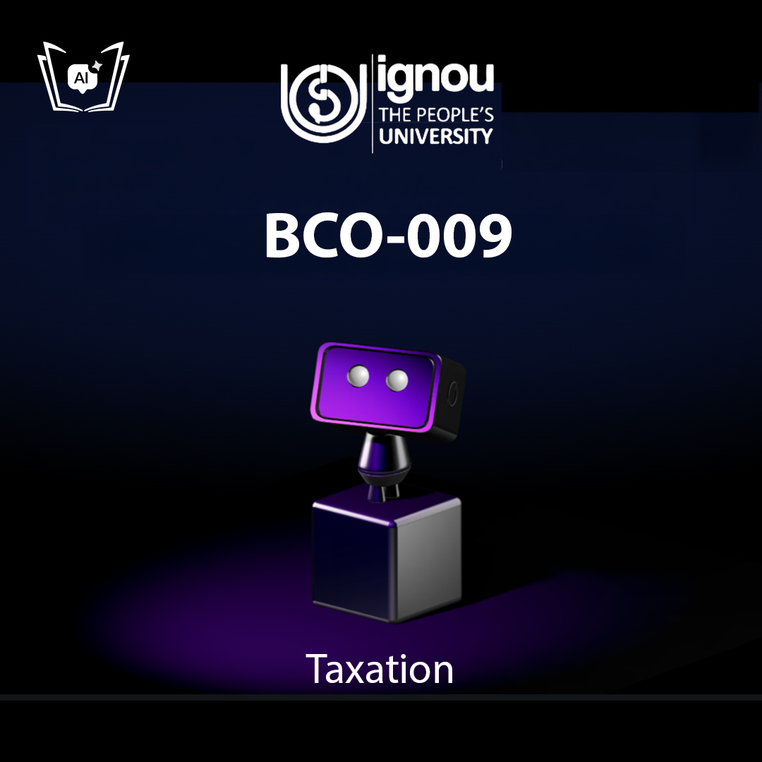 IGNOU BCO-009 Free Gyani AI Tutor & Virtual Teacher