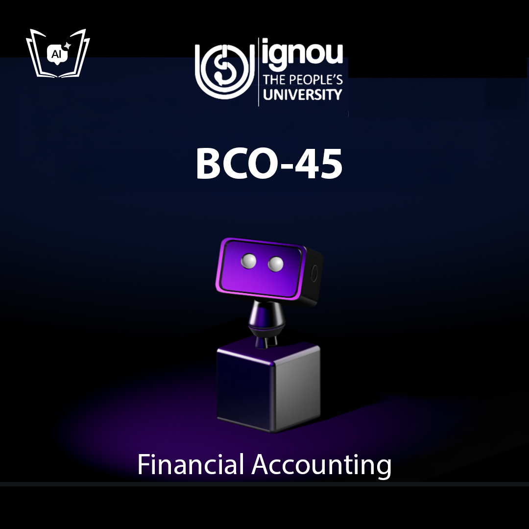 IGNOU BCO-45 Free Gyani AI Tutor & Virtual Teacher