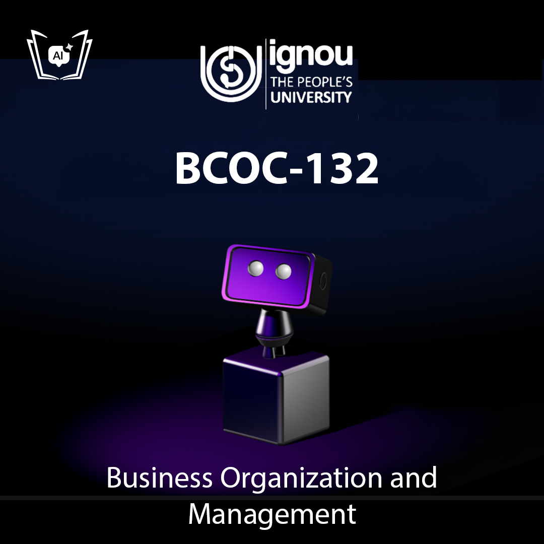 IGNOU BCOC-132 Free Gyani AI Tutor & Virtual Teacher
