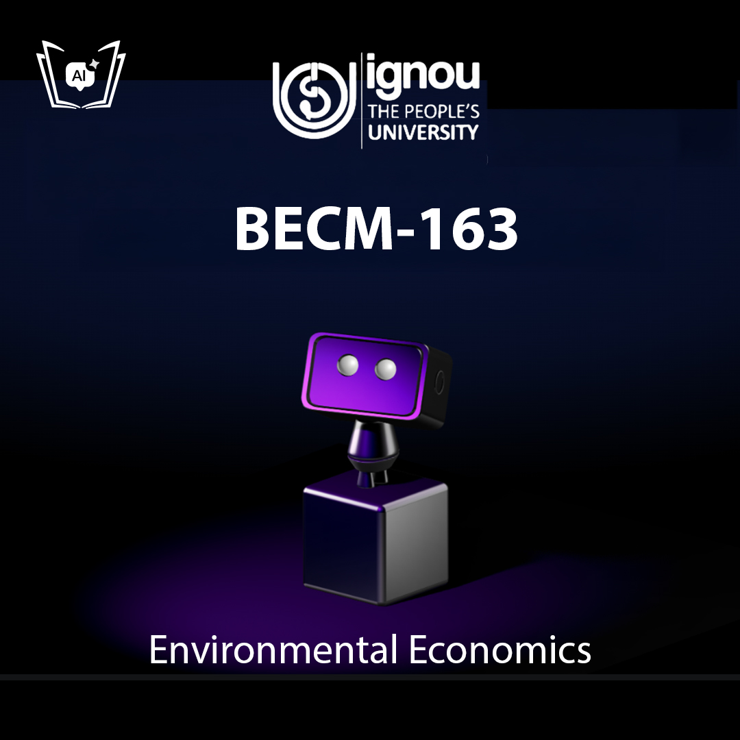 IGNOU BECM-163 Free Gyani AI Tutor & Virtual Teacher