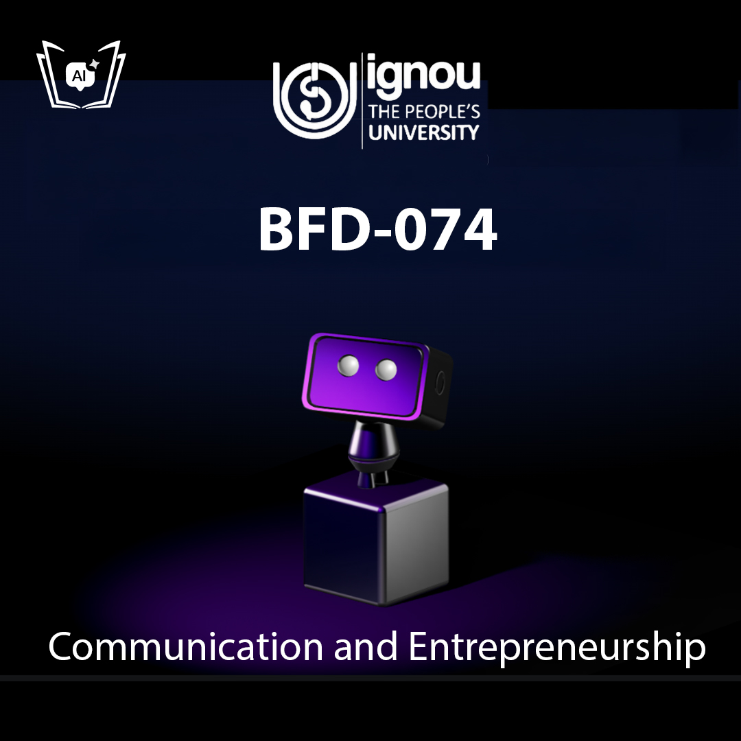 IGNOU BFD-074 Free Gyani AI Tutor & Virtual Teacher