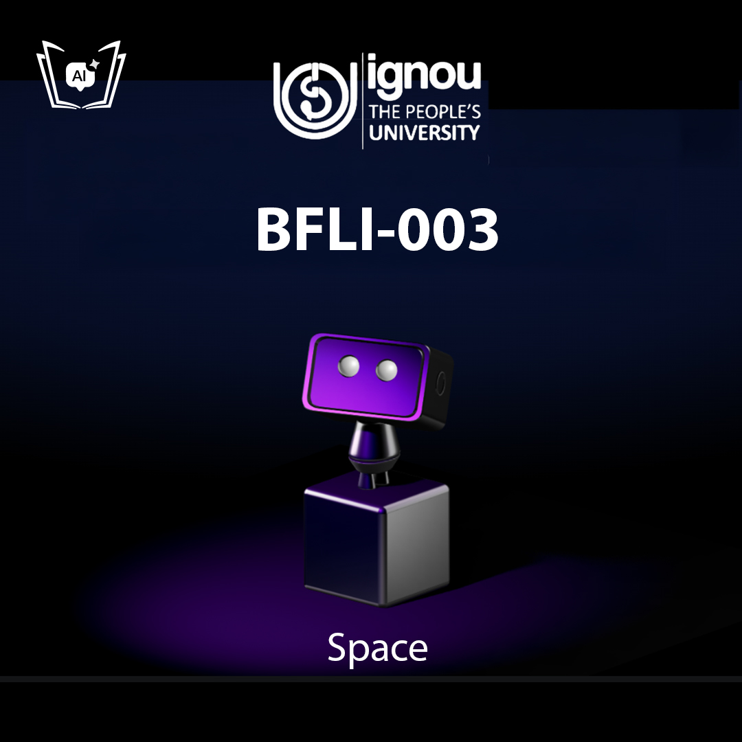 IGNOU BFLI-003 Free Gyani AI Tutor & Virtual Teacher