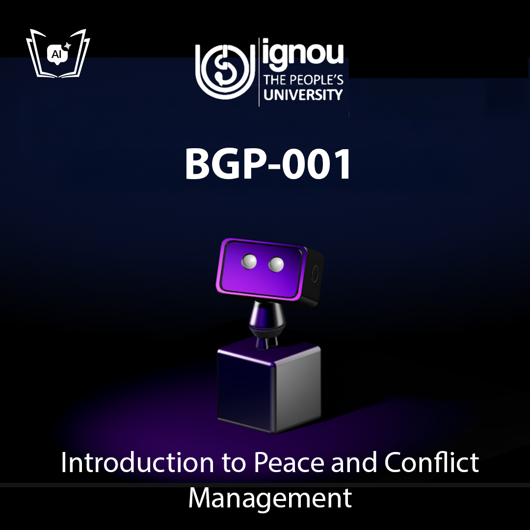 IGNOU BGP-001 Free Gyani AI Tutor & Virtual Teacher
