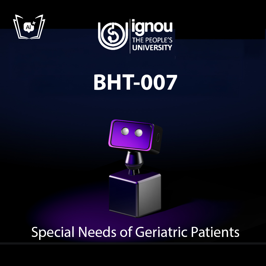 IGNOU BHT-007 Free Gyani AI Tutor & Virtual Teacher