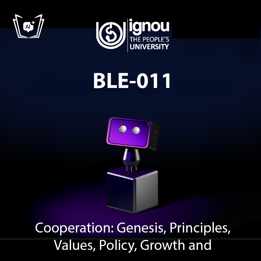 IGNOU BLE-011 Free Gyani AI Tutor & Virtual Teacher