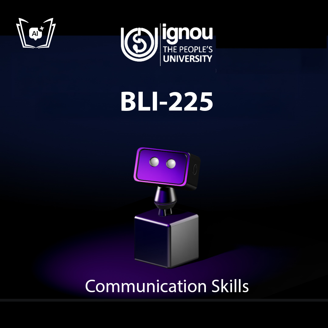 IGNOU BLI-225 Free Gyani AI Tutor & Virtual Teacher
