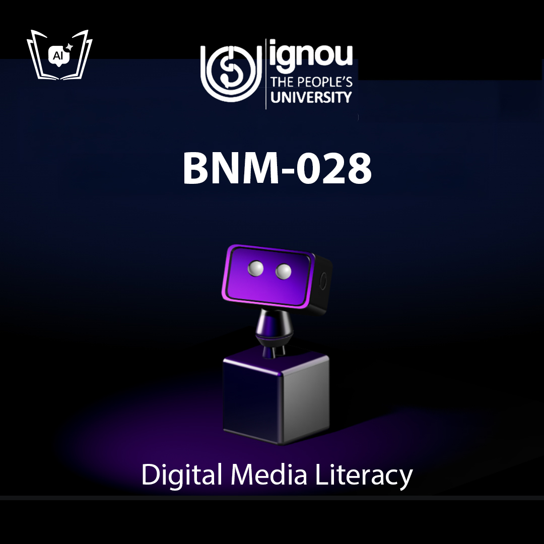 IGNOU BNM-028 Free Gyani AI Tutor & Virtual Teacher