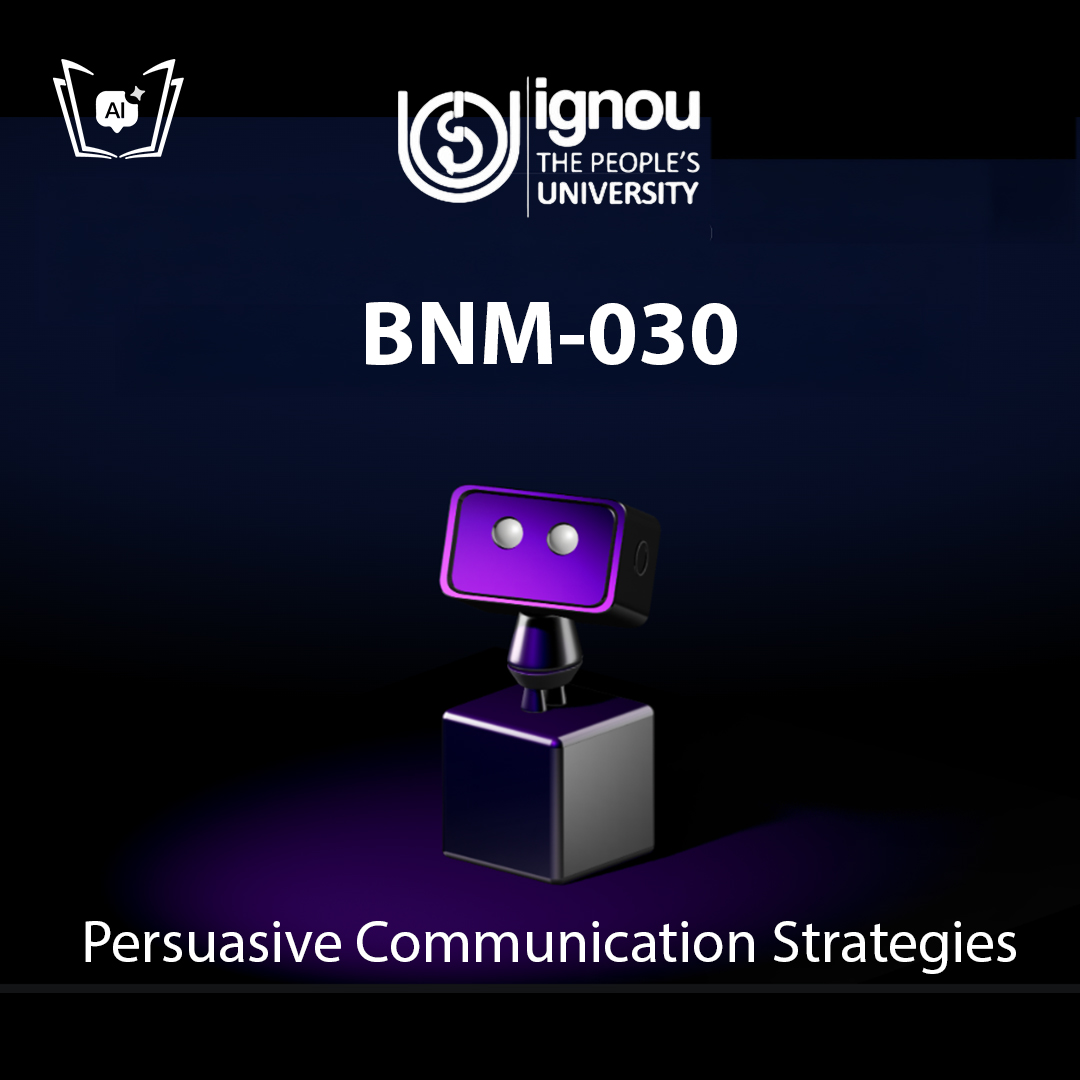 IGNOU BNM-030 Free Gyani AI Tutor & Virtual Teacher