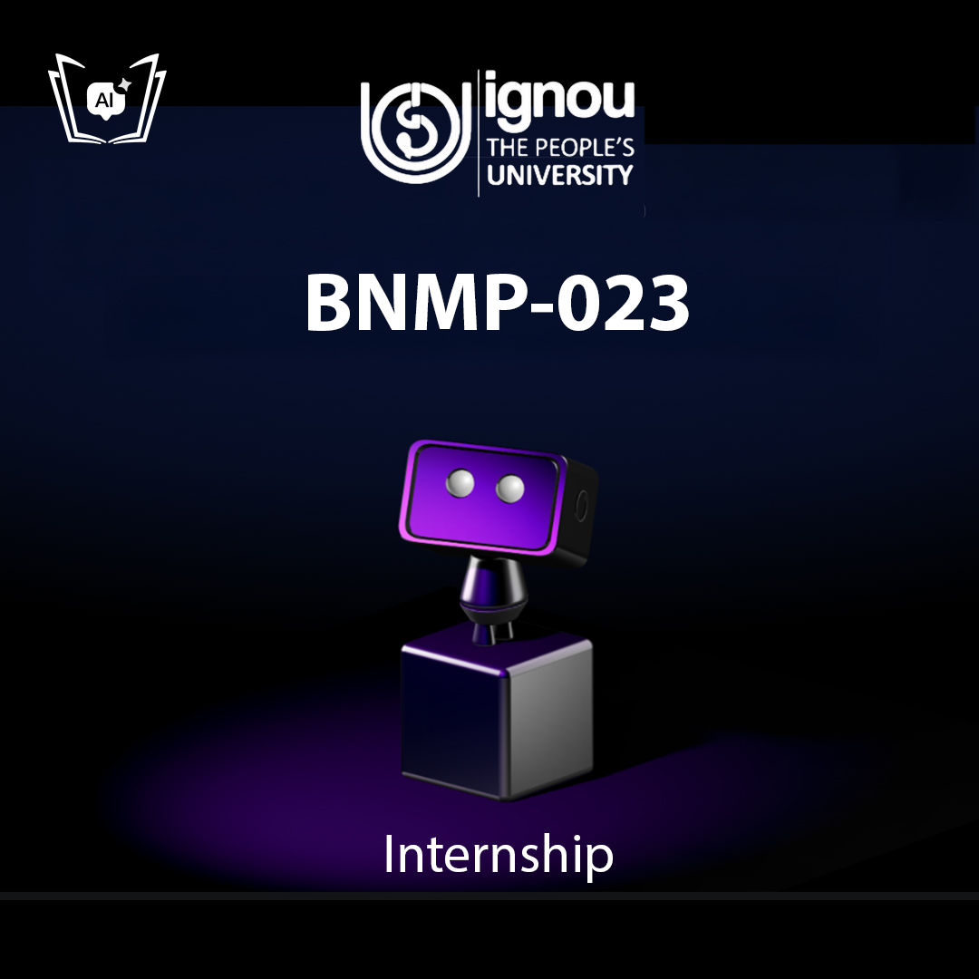 IGNOU BNMP-023 Free Gyani AI Tutor & Virtual Teacher