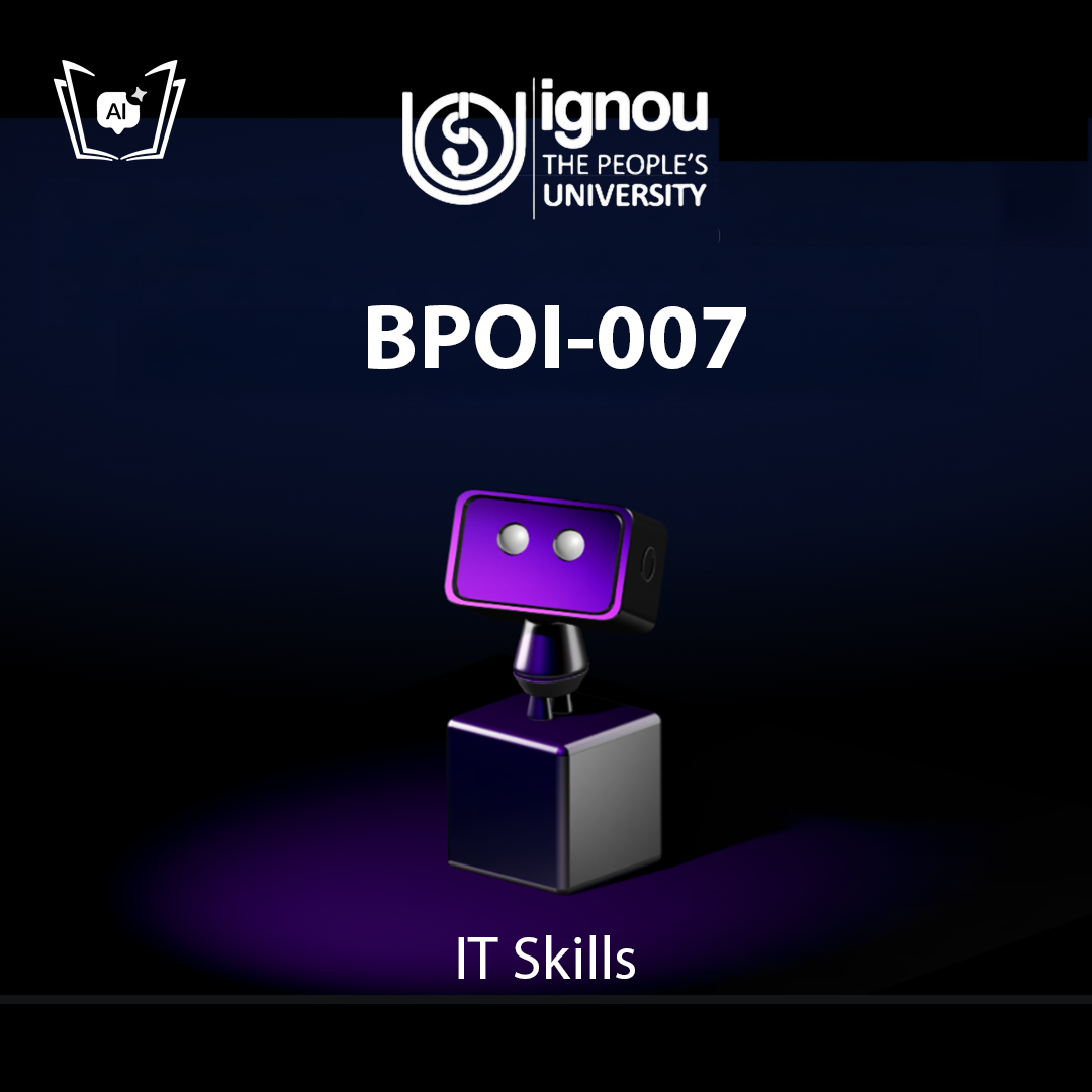 IGNOU BPOI-007 Free Gyani AI Tutor & Virtual Teacher