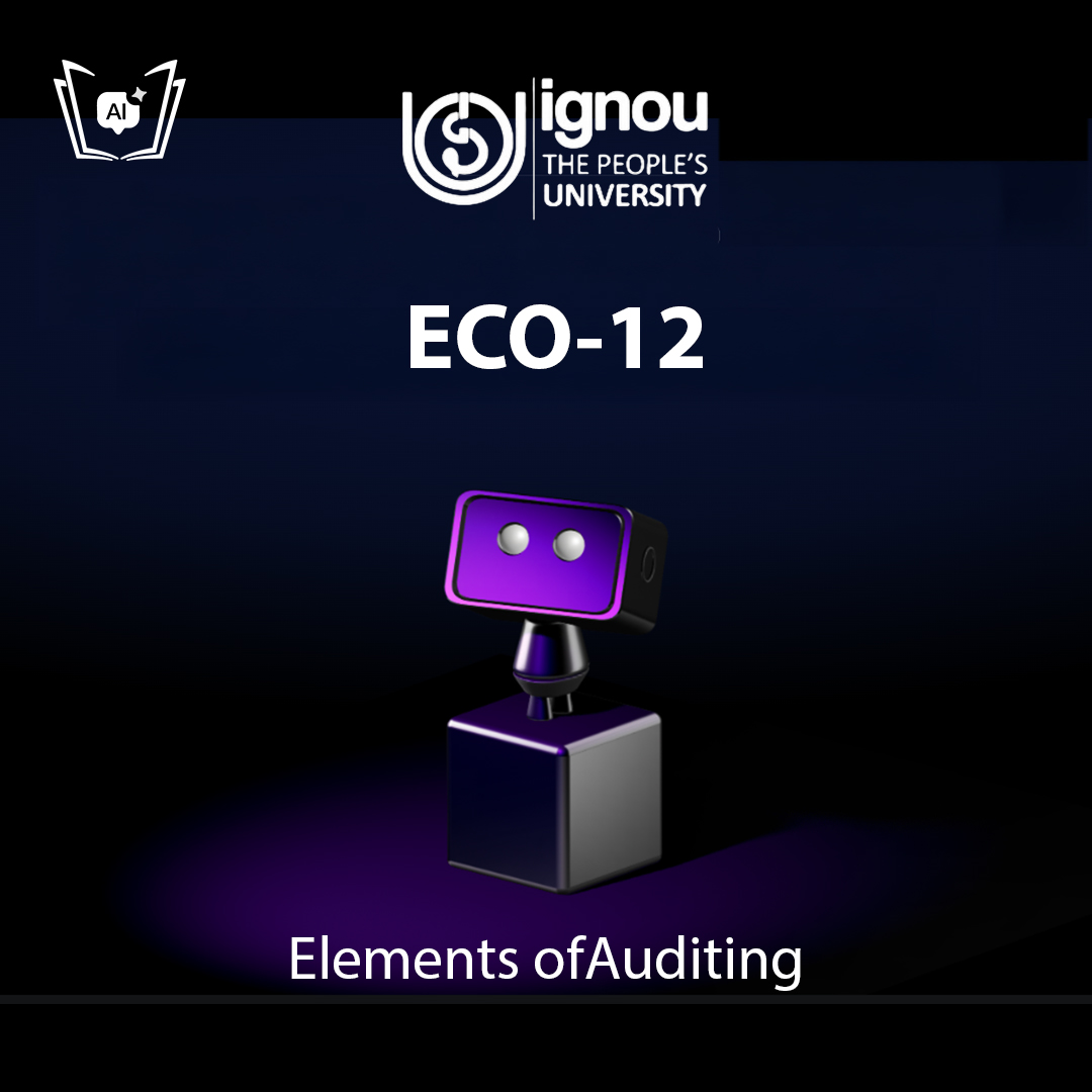 IGNOU ECO-12 Free Gyani AI Tutor & Virtual Teacher