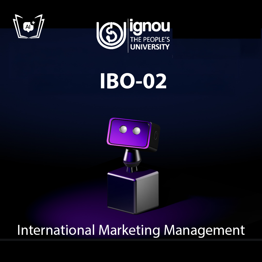 IGNOU IBO-02 Free Gyani AI Tutor & Virtual Teacher
