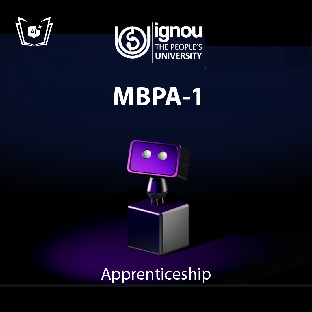 IGNOU MBPA-1 Free Gyani AI Tutor & Virtual Teacher