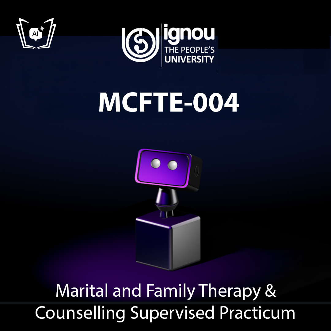 IGNOU MCFTE-004 Free Gyani AI Tutor & Virtual Teacher
