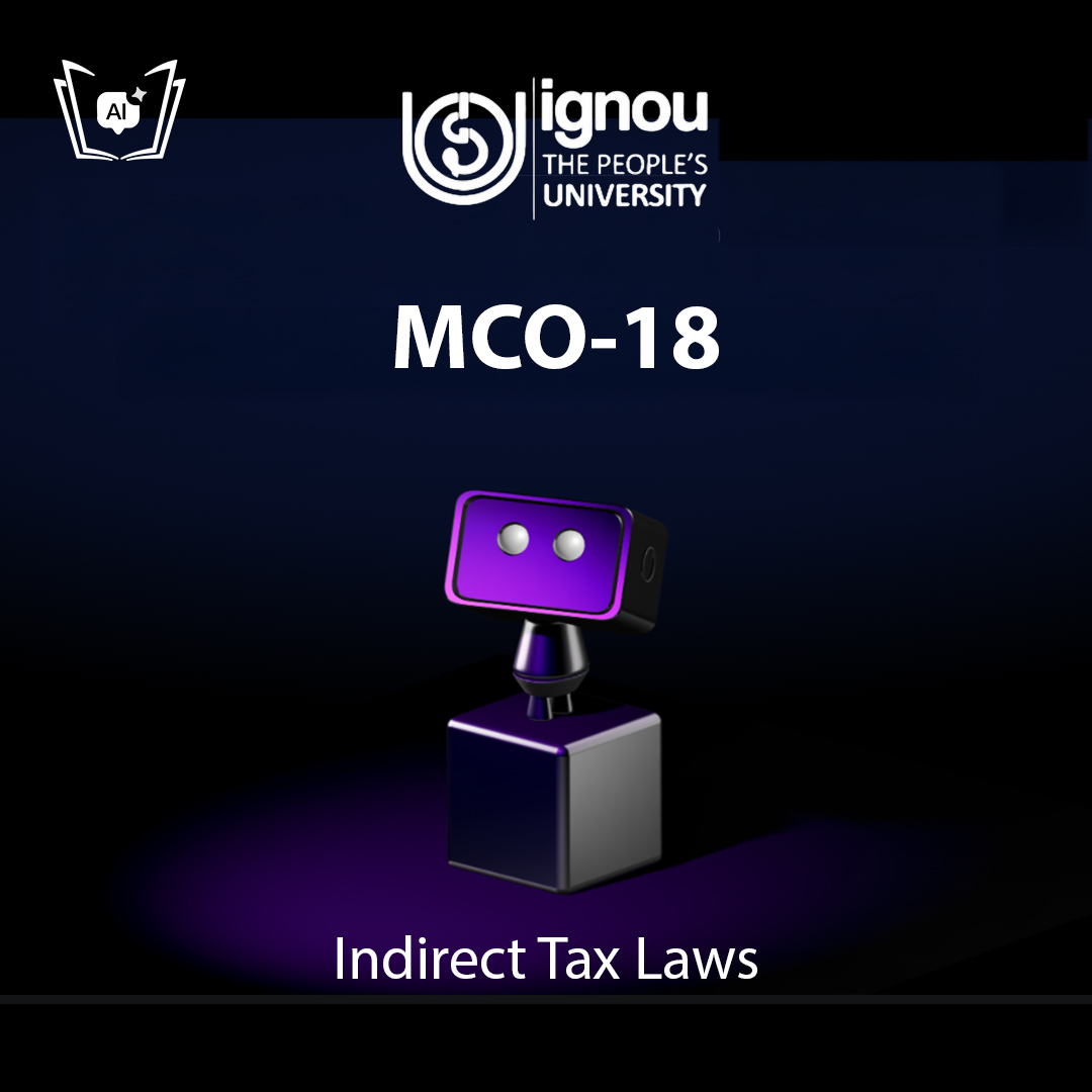 IGNOU MCO-18 Free Gyani AI Tutor & Virtual Teacher