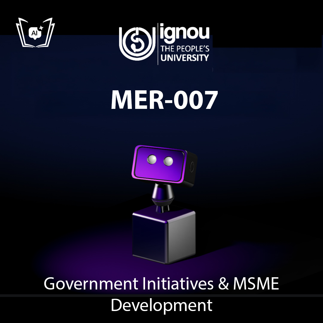 IGNOU MER-007 Free Gyani AI Tutor & Virtual Teacher