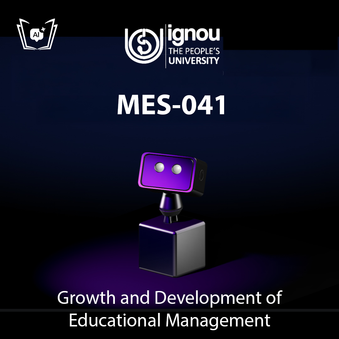 IGNOU MES-041 Free Gyani AI Tutor & Virtual Teacher