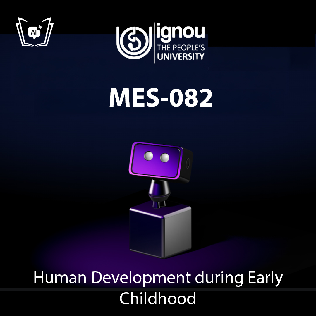 IGNOU MES-082 Free Gyani AI Tutor & Virtual Teacher