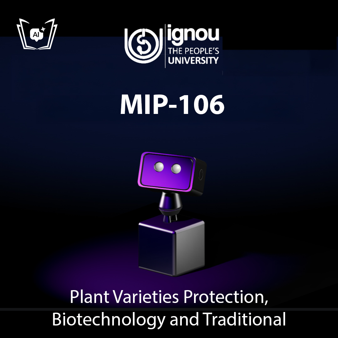 IGNOU MIP-106 Free Gyani AI Tutor & Virtual Teacher