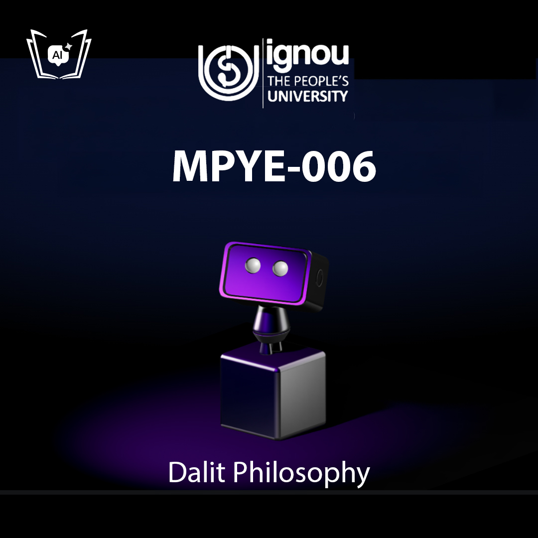 IGNOU MPYE-006 Free Gyani AI Tutor & Virtual Teacher