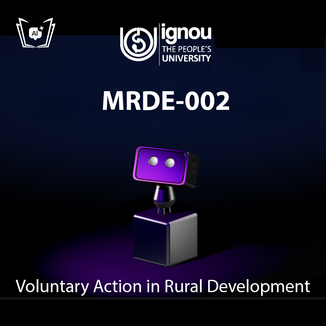 IGNOU MRDE-002 Free Gyani AI Tutor & Virtual Teacher