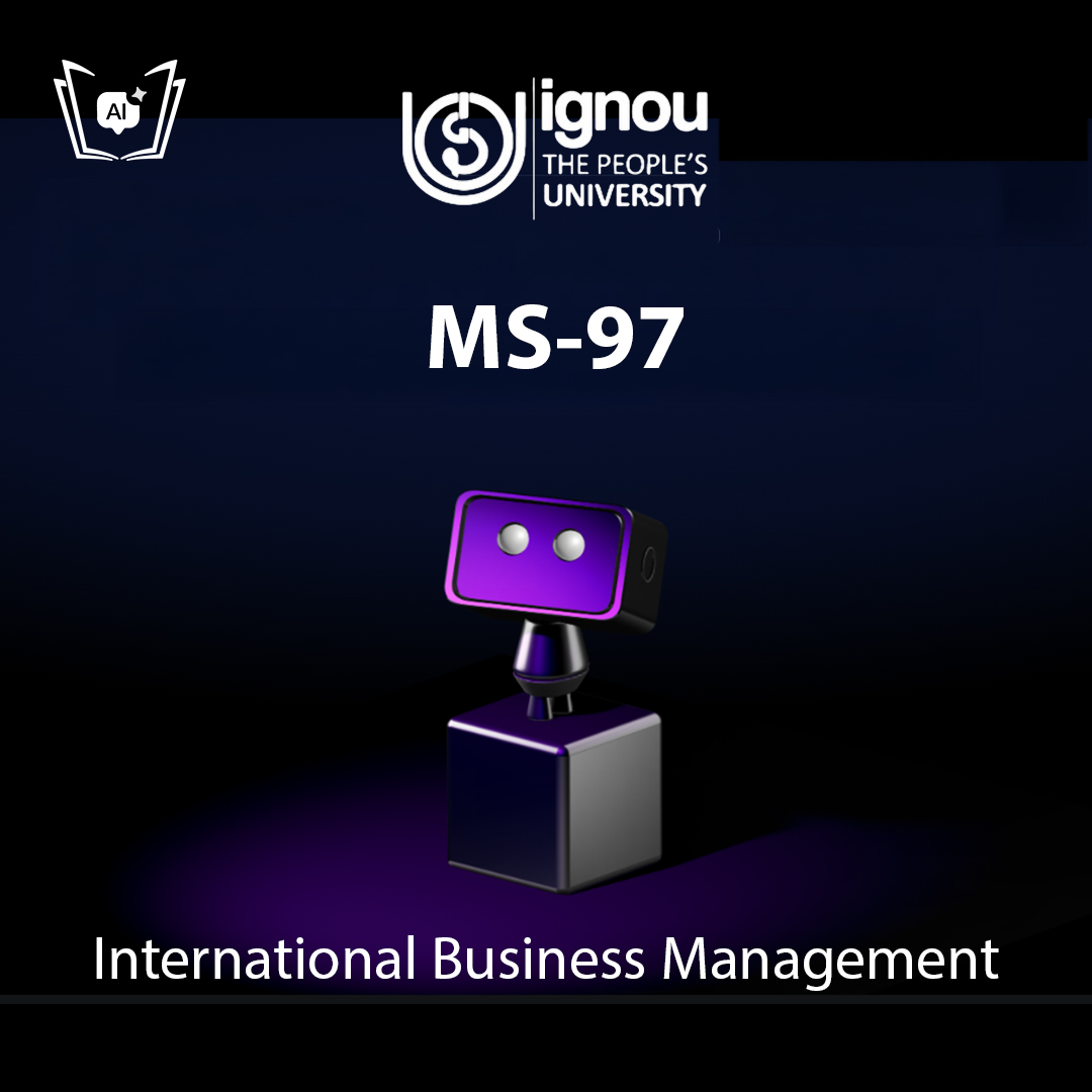 IGNOU MS-97 Free Gyani AI Tutor & Virtual Teacher