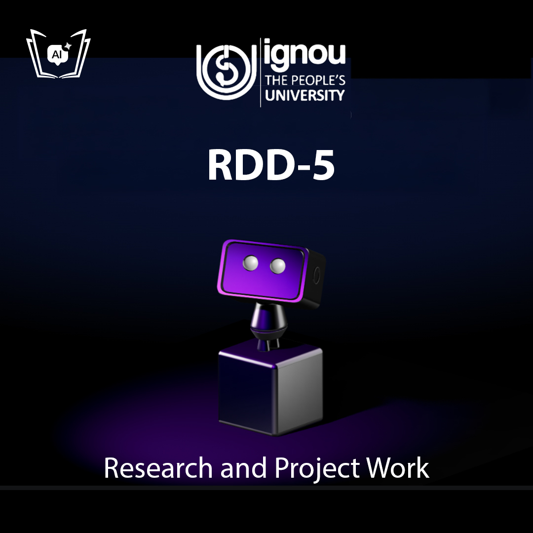 IGNOU RDD-5 Free Gyani AI Tutor & Virtual Teacher