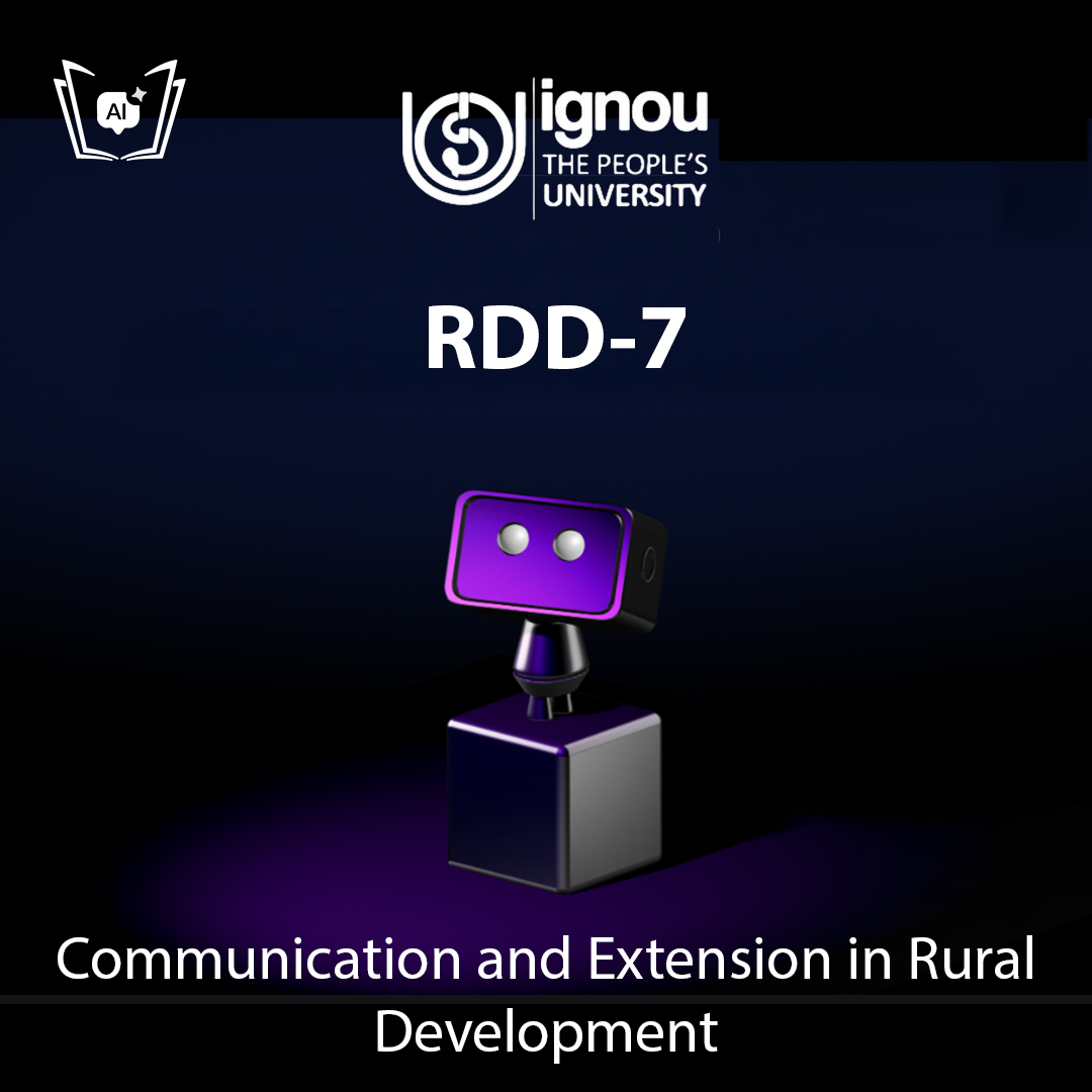 IGNOU RDD-7 Free Gyani AI Tutor & Virtual Teacher