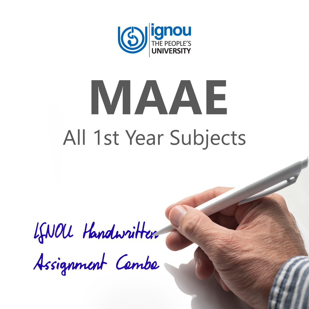 MAAE 1st Year