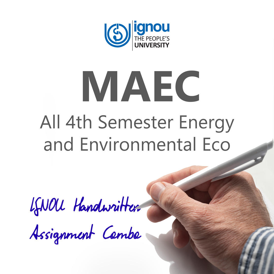 MAEC 4th Semester Energy and Environmental Eco
