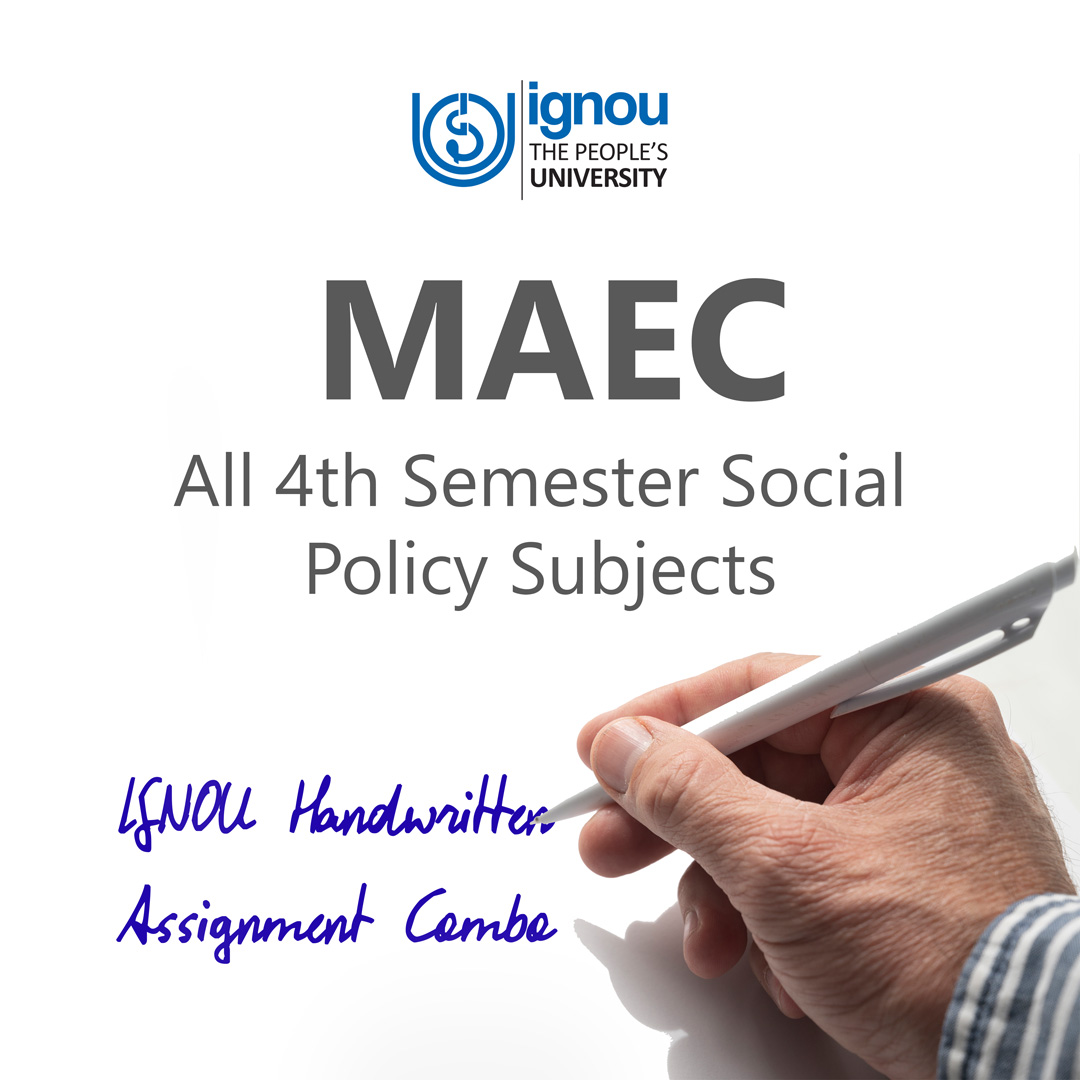 MAEC 4th Semester Social Policy