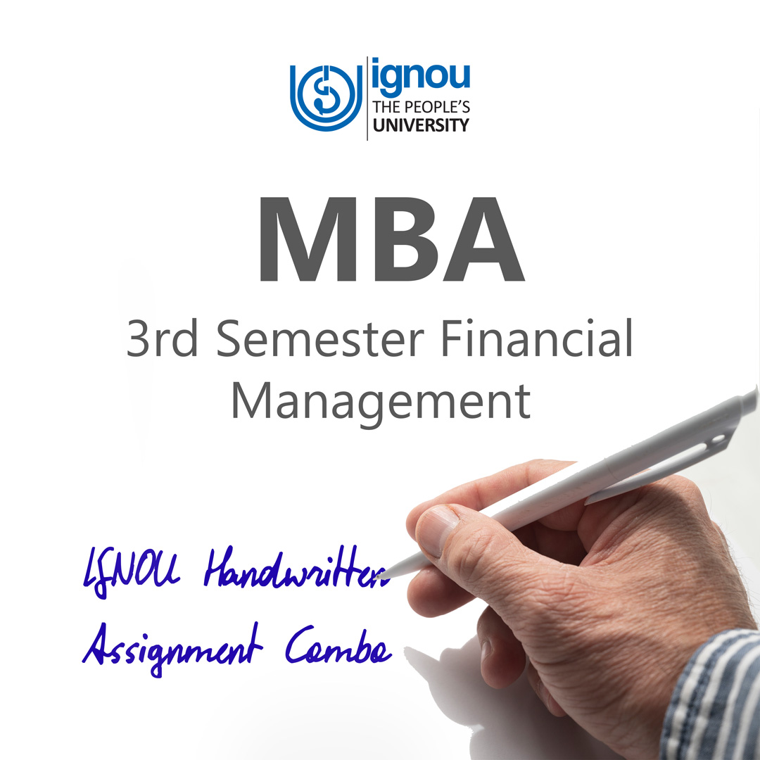 MBA 3rd Semester Financial Management