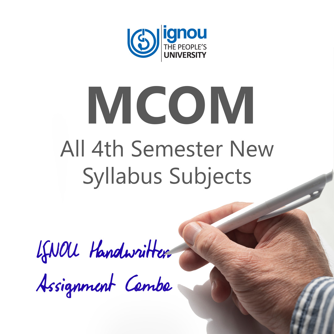 MCOM 4th Semester New Syllabus