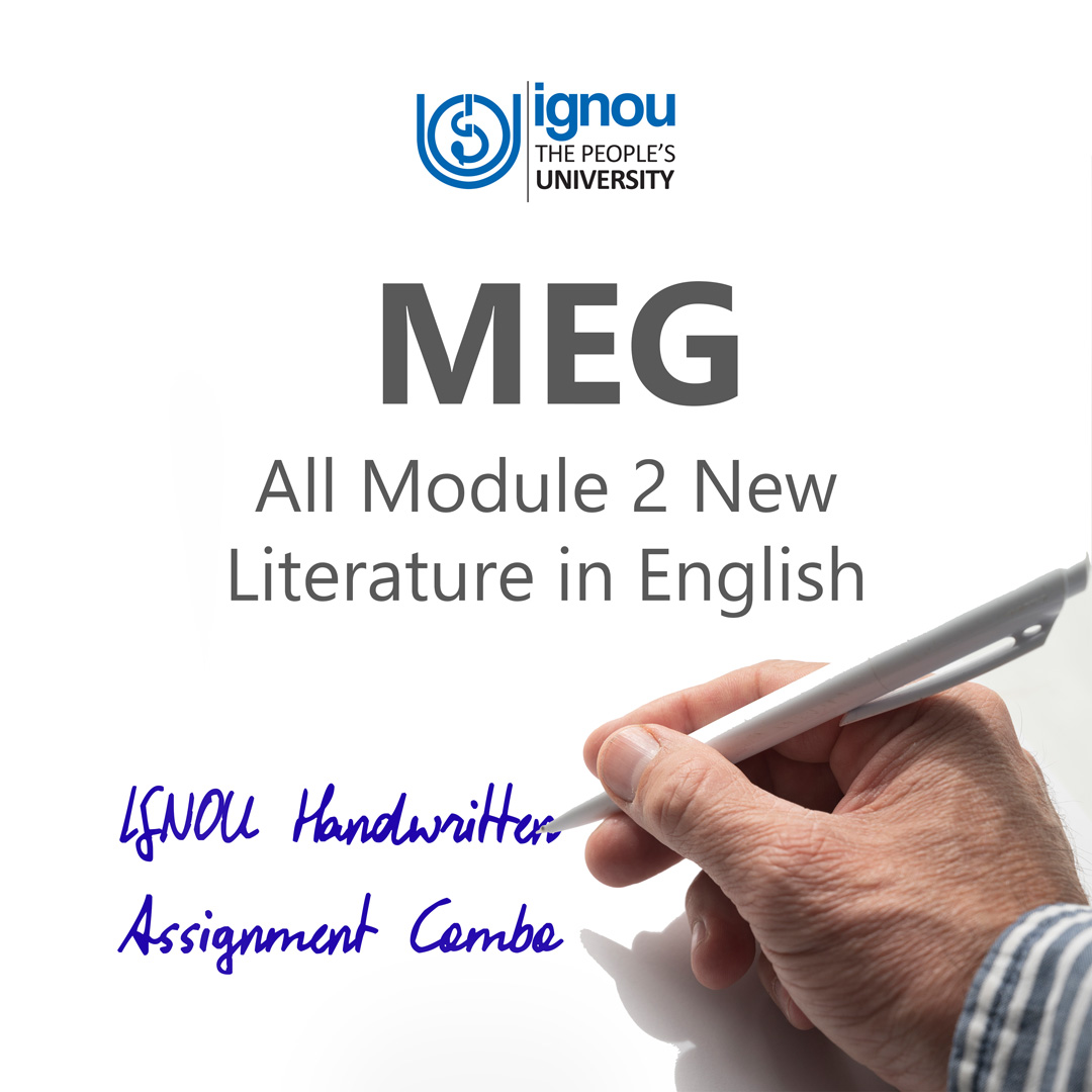 MEG Module 2 New Literature in English