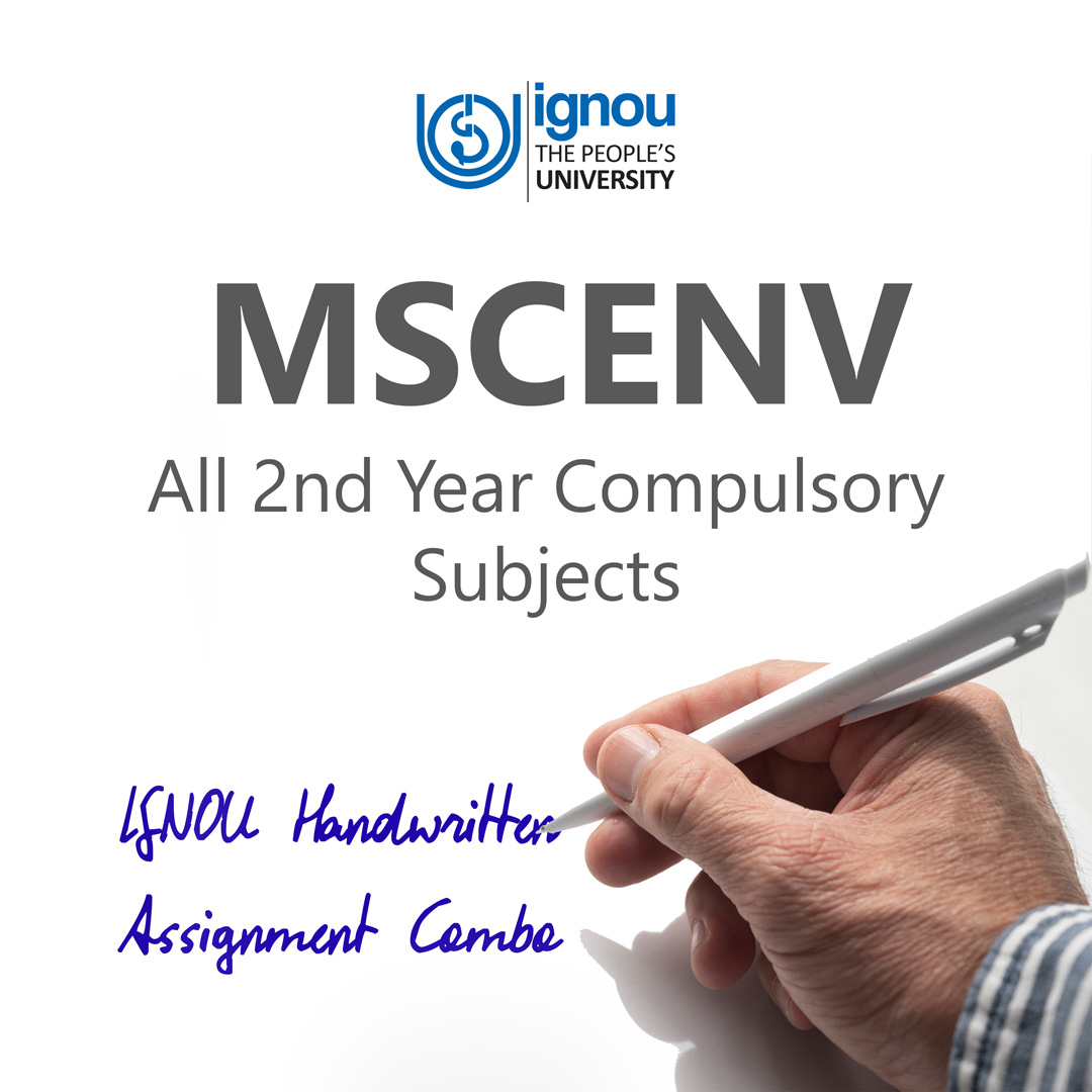 MSCENV 2nd Year Compulsory
