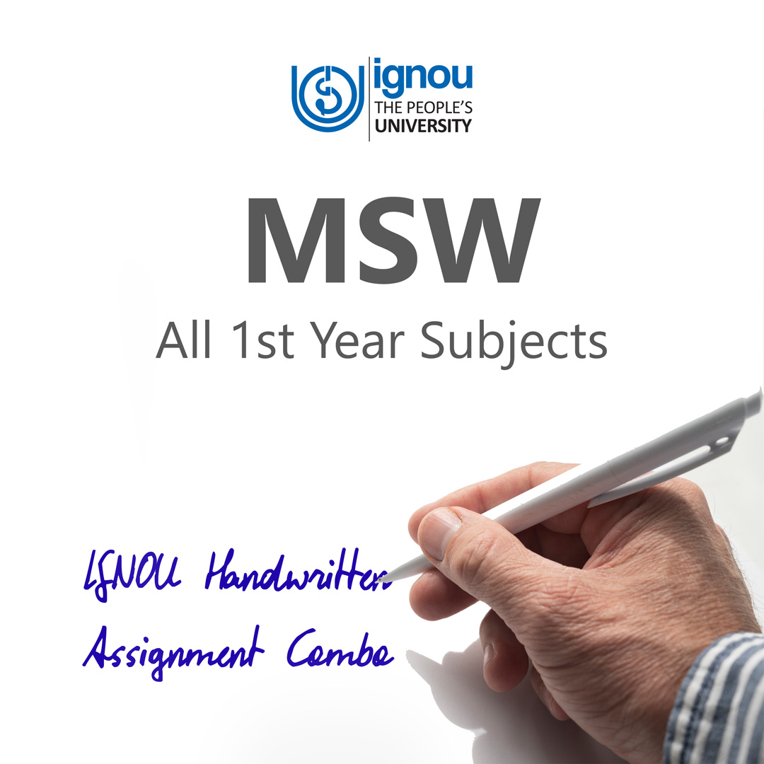 MSW 1st Year