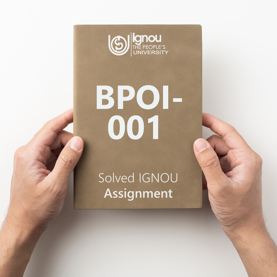 Download BPOI-001 Solved Assignment