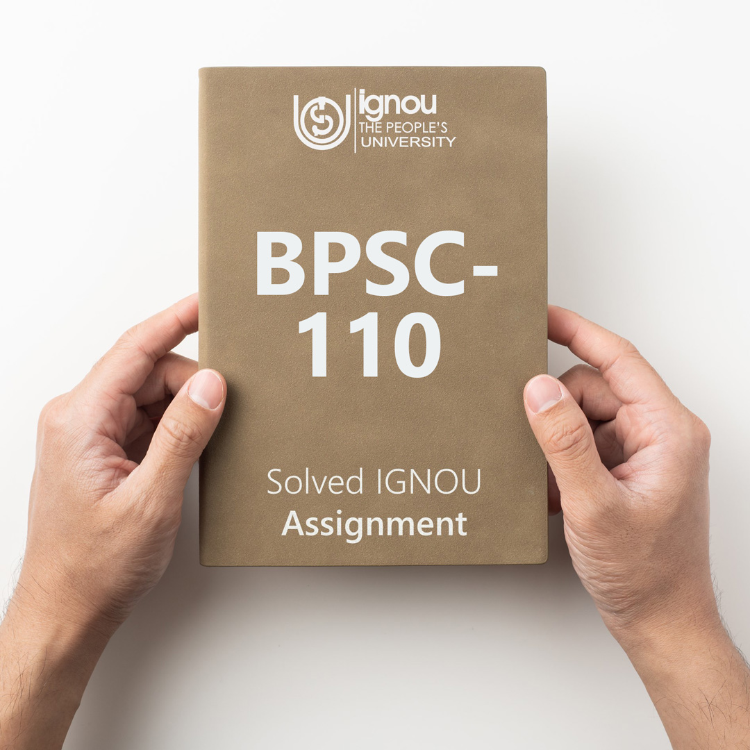 Download BPSC-110 Solved Assignment