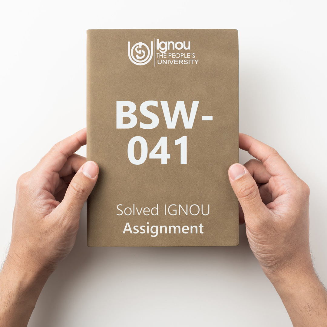 Download BSW-041 Solved Assignment