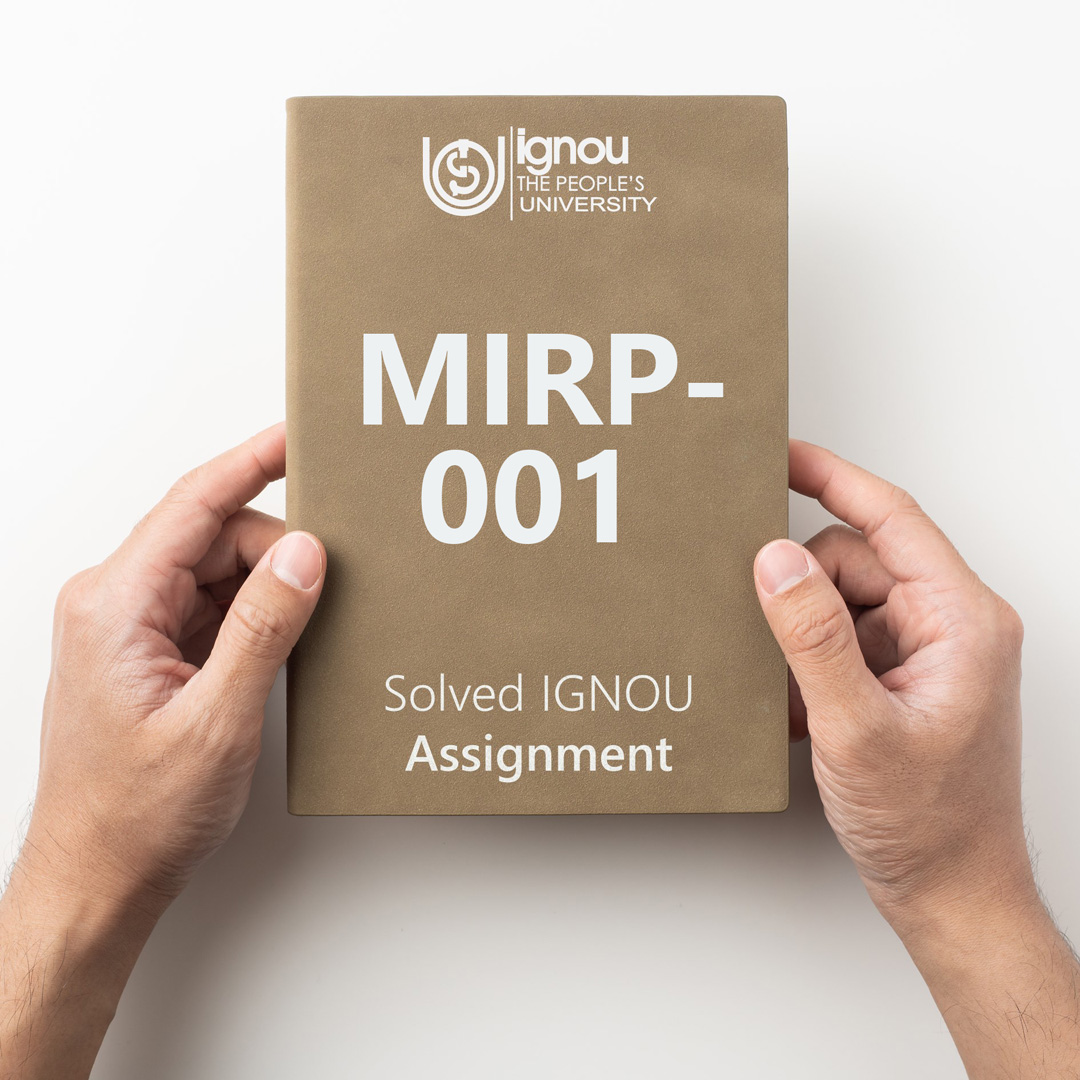 Download MIRP-001 Solved Assignment