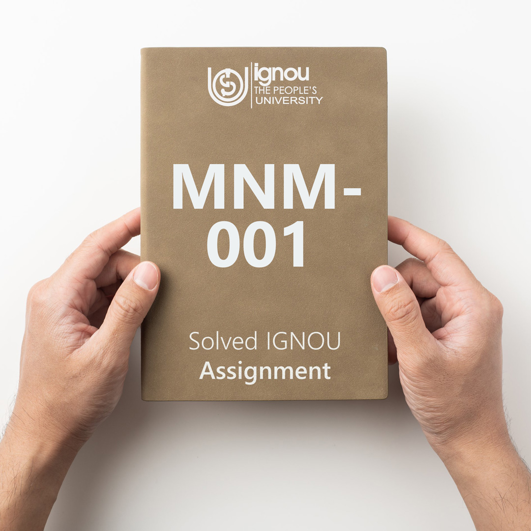 Download MNM-001 Solved Assignment