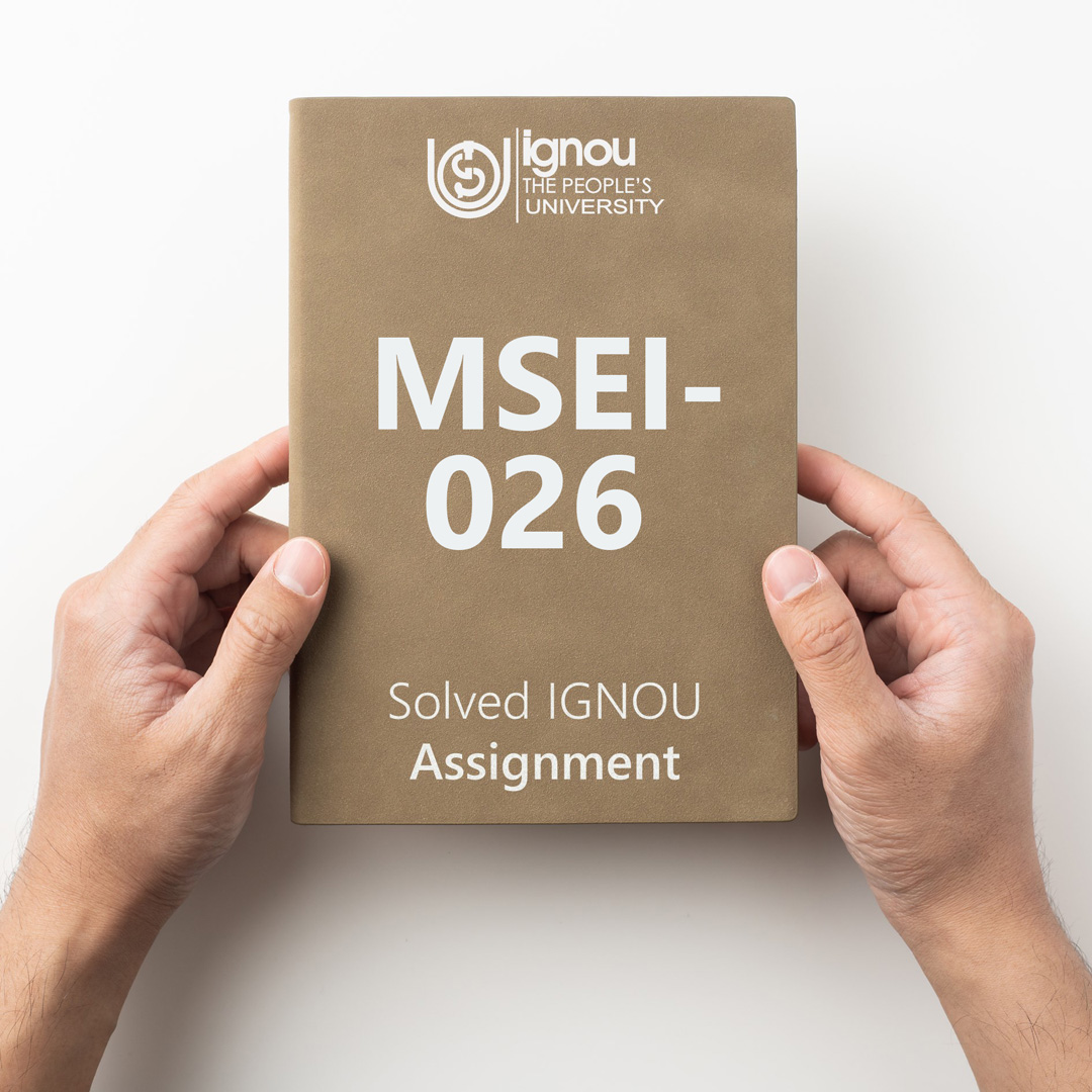 Download MSEI-026 Solved Assignment