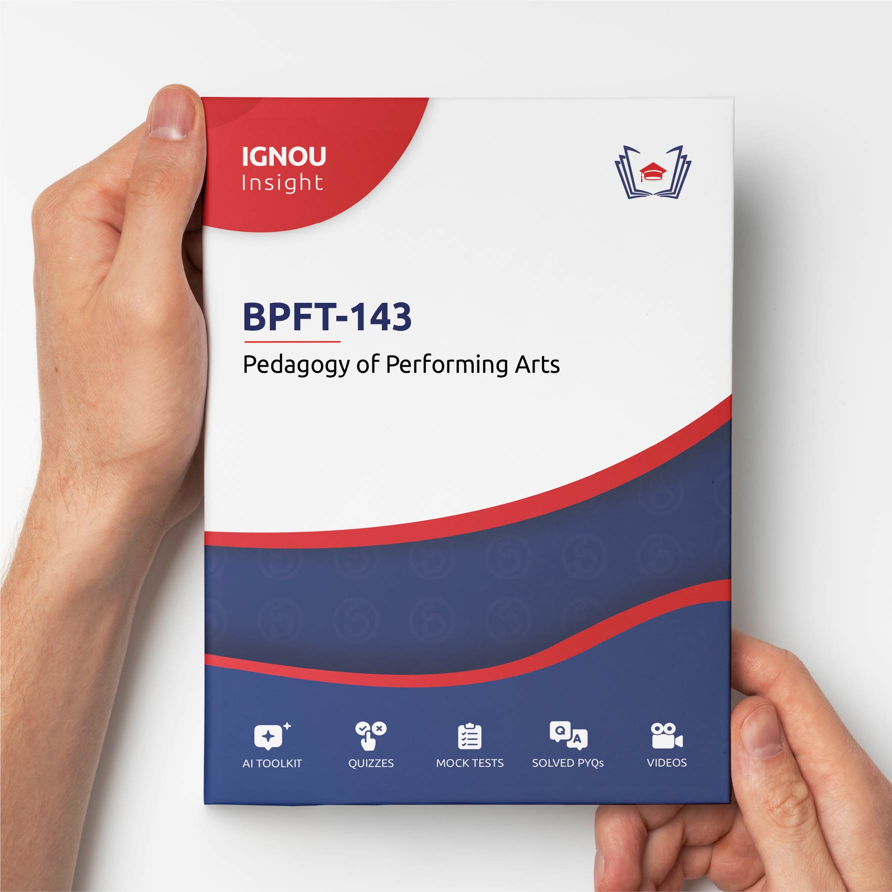 Since BPFT-143: Pedagogy of Performing Arts is a complicated subject, simply checking the question papers might not be enough to pass easily. You might want to consider getting the below guidebook which takes each and every question in the past 20 question papers and performs a thorough research and analysis on it to tell you the exact probability of which questions were repeated the most and are most likely to appear in your exams! Whats more is that all the questions from the below question papers will be solved and explained in the book in simple language so you can study and pass easily.