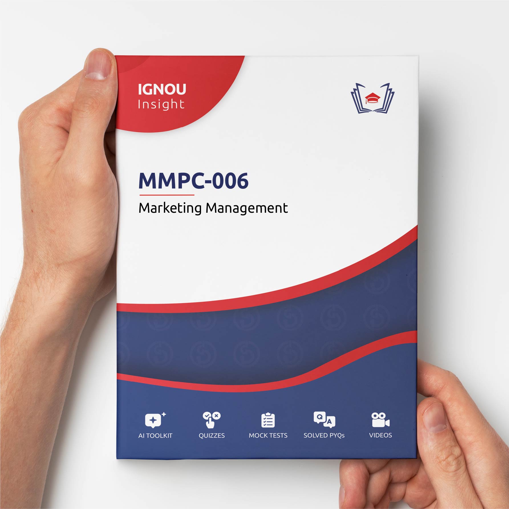 Since MMPC-006: Marketing Management is a complicated subject, simply checking the question papers might not be enough to pass easily. You might want to consider getting the below guidebook which takes each and every question in the past 20 question papers and performs a thorough research and analysis on it to tell you the exact probability of which questions were repeated the most and are most likely to appear in your exams! Whats more is that all the questions from the below question papers will be solved and explained in the book in simple language so you can study and pass easily.