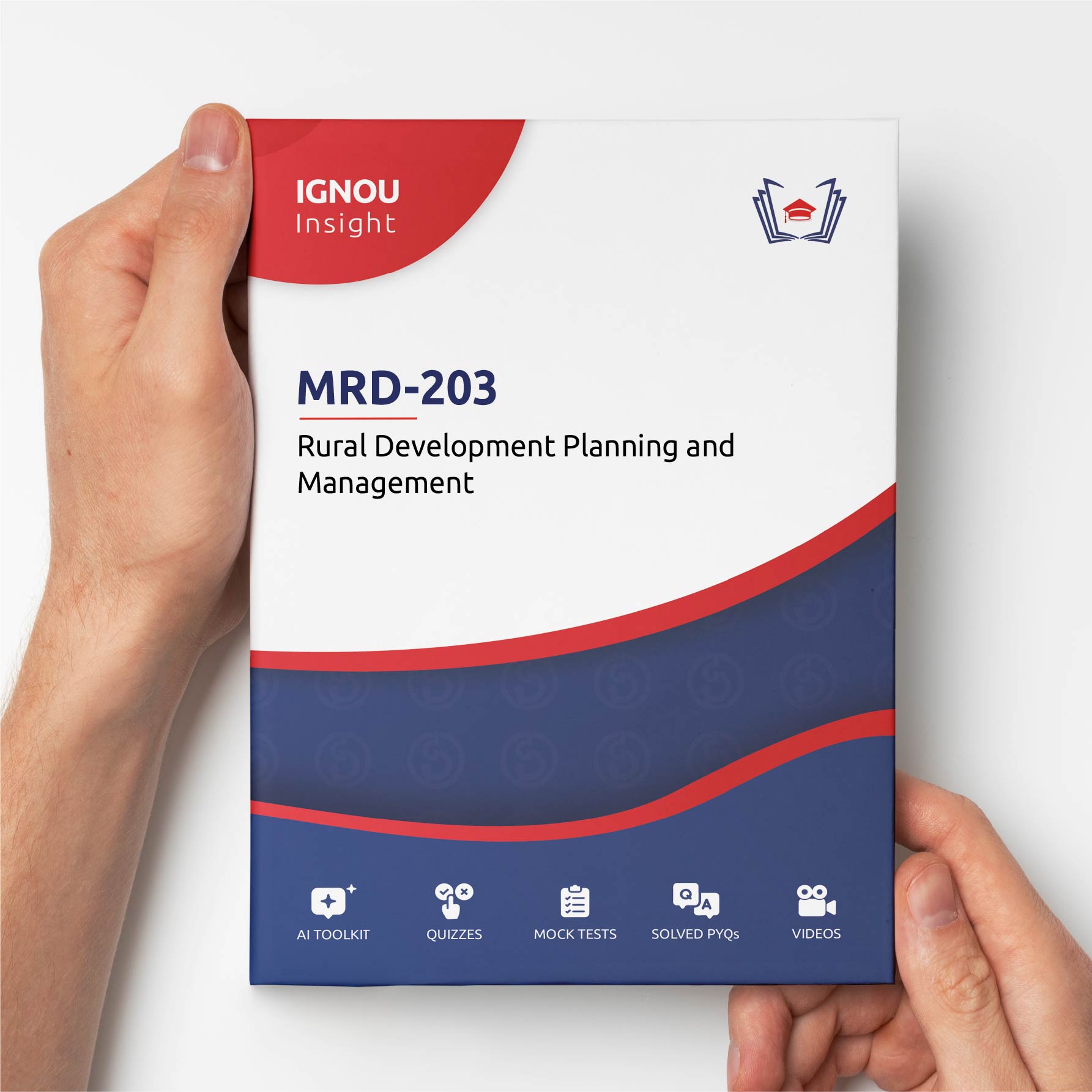 Since MRD-203: Rural Development Planning and Management is a complicated subject, simply checking the question papers might not be enough to pass easily. You might want to consider getting the below guidebook which takes each and every question in the past 20 question papers and performs a thorough research and analysis on it to tell you the exact probability of which questions were repeated the most and are most likely to appear in your exams! Whats more is that all the questions from the below question papers will be solved and explained in the book in simple language so you can study and pass easily.