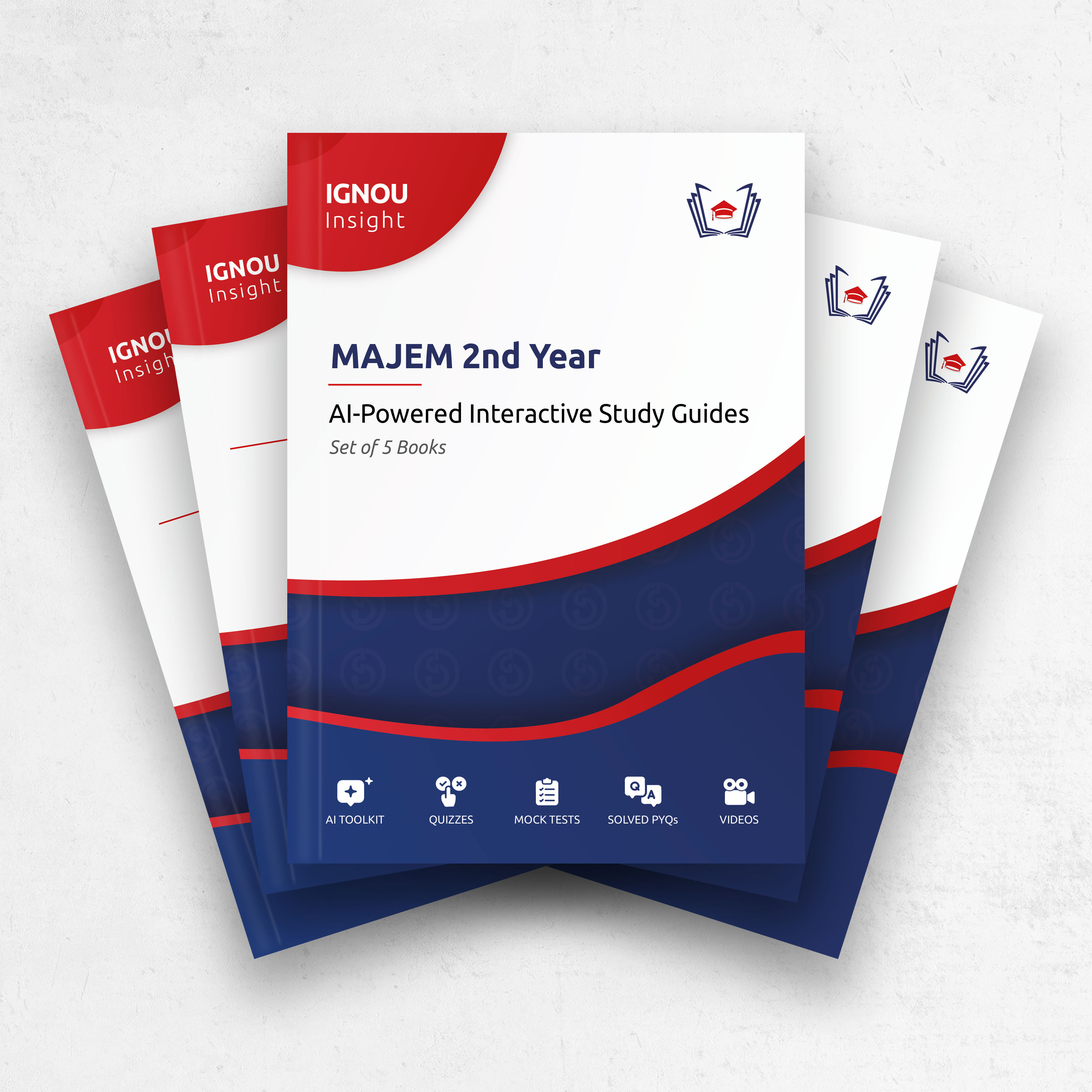 IGNOU MAJEM 2nd Year Study Guides & Help Books Combo