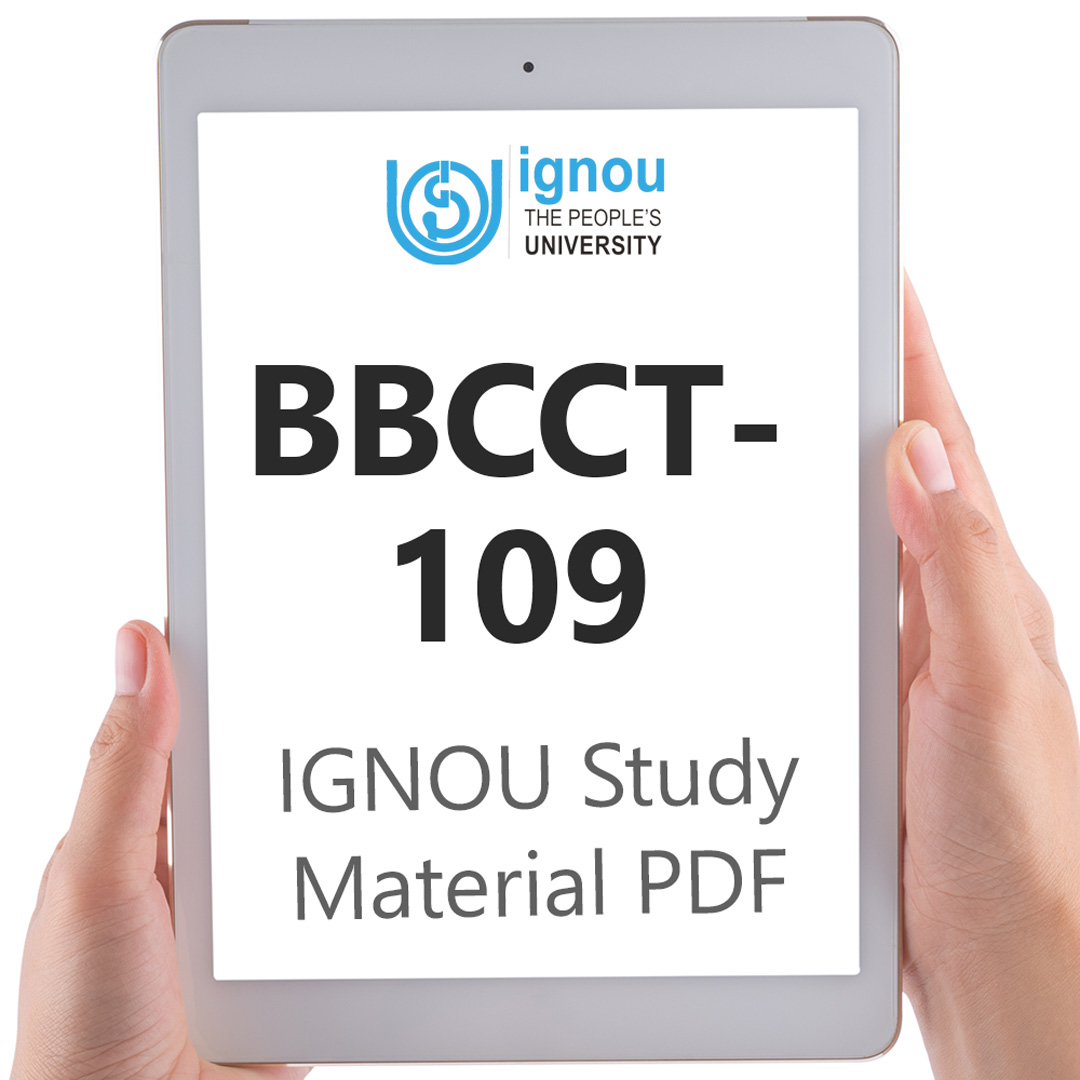 IGNOU BBCCT-109 Study Material & Textbook Download