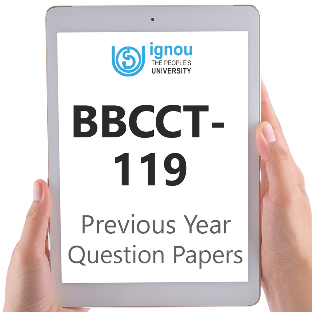 IGNOU BBCCT-119 Previous Year Exam Question Papers