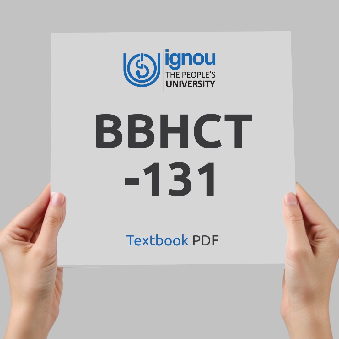IGNOU BBHCT-131 Study Material & Textbook Download
